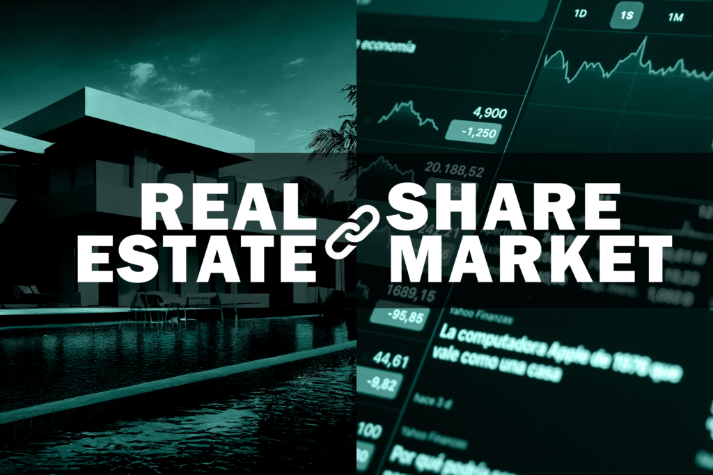 Link between share market and real estate